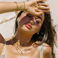 Bohomoon Stainless Steel Elsie Peridot Choker Necklace