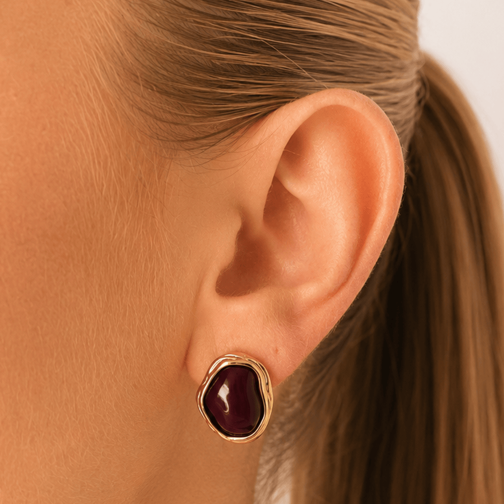 Bohomoon Stainless Steel Ember Stud Earrings