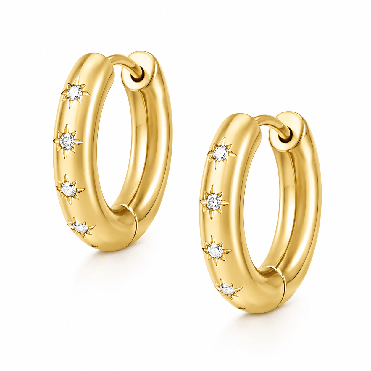 Bohomoon Stainless Steel Emmerson Hoop Earrings