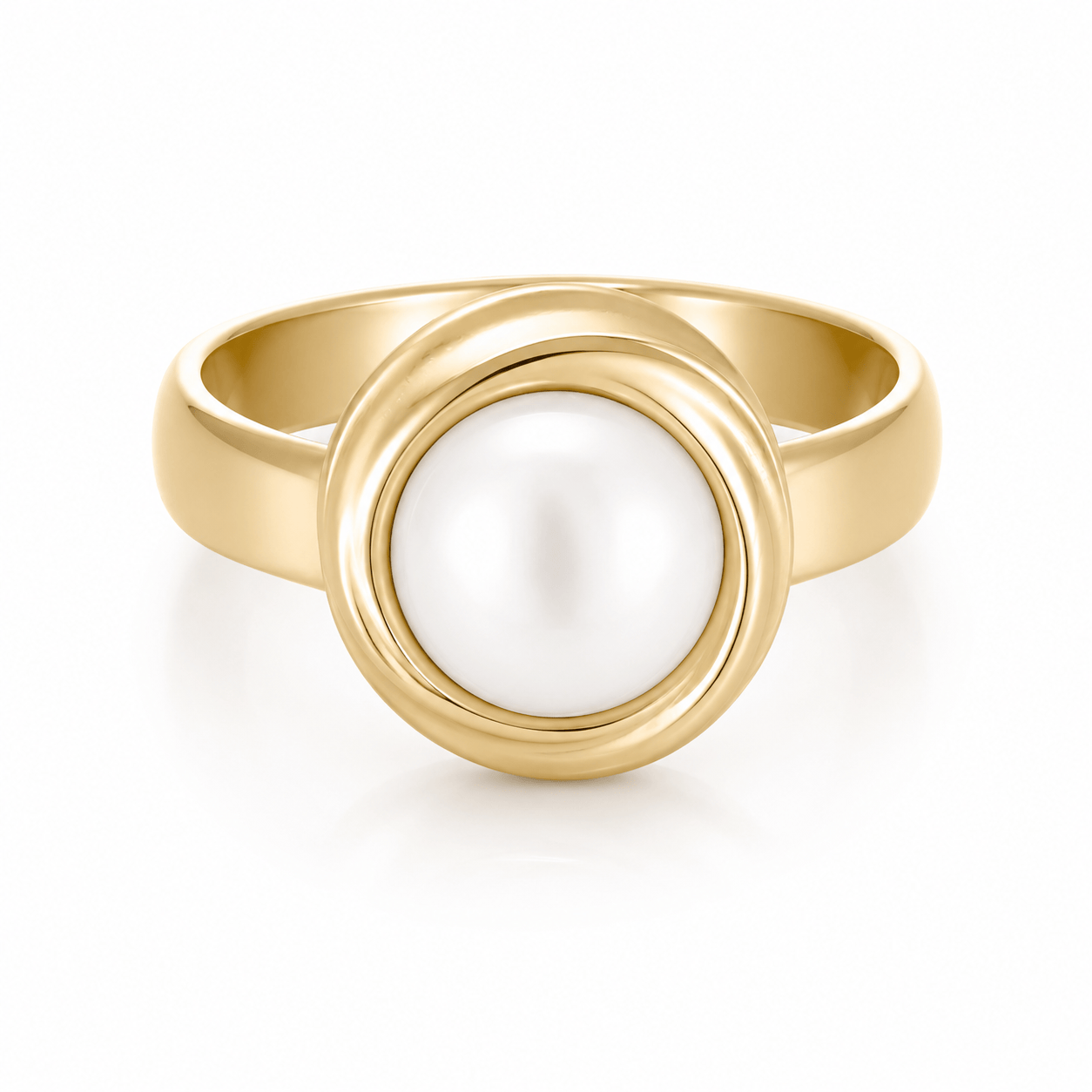 Bohomoon Stainless Steel Esme Pearl Ring