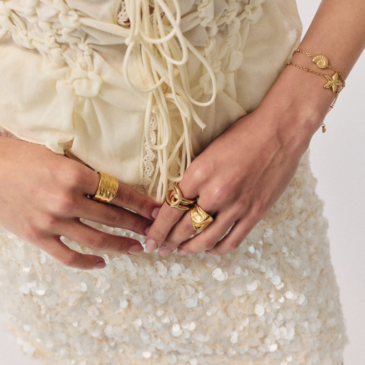 Bohomoon Stainless Steel Ethereal Ring