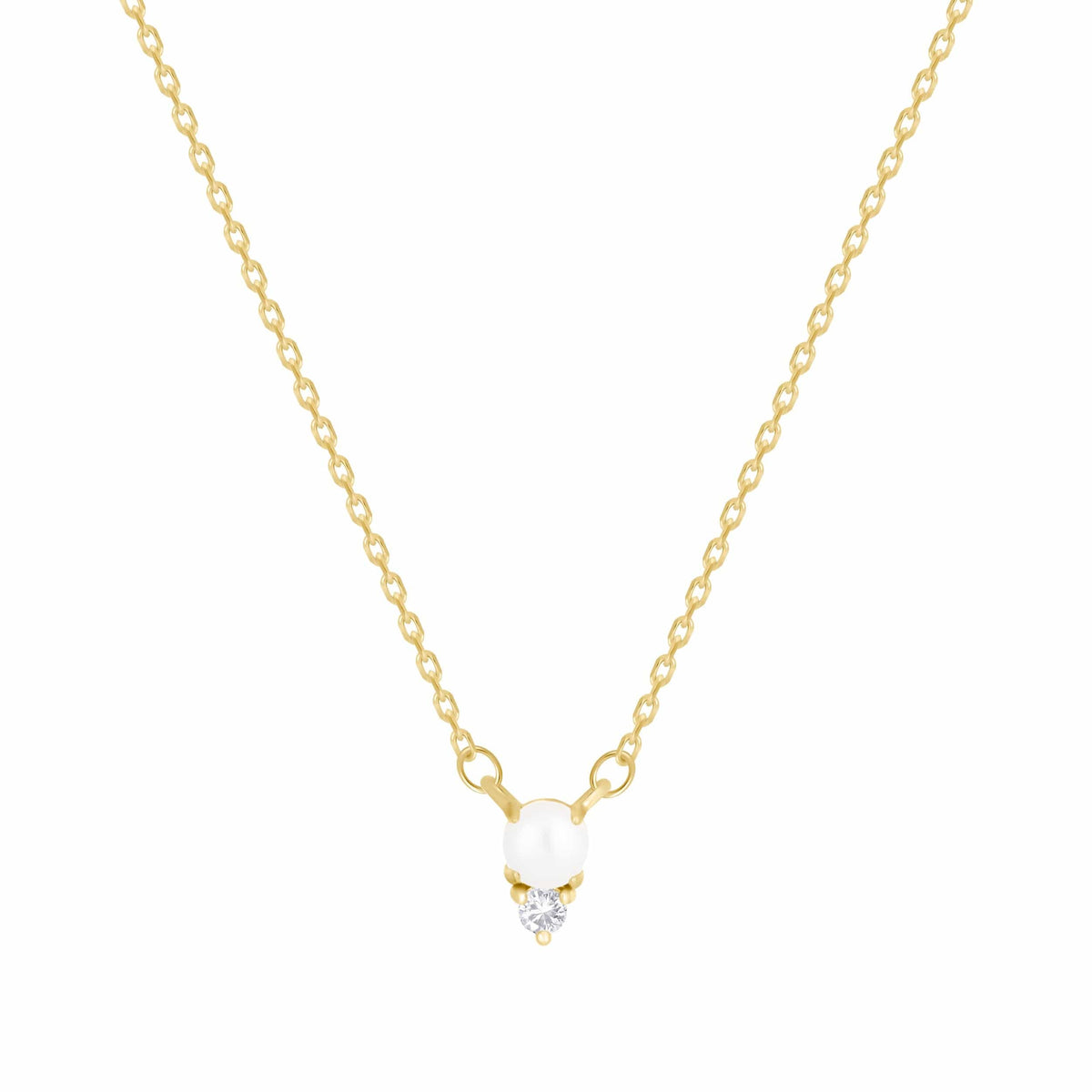 Bohomoon Stainless Steel Evie Pearl Necklace