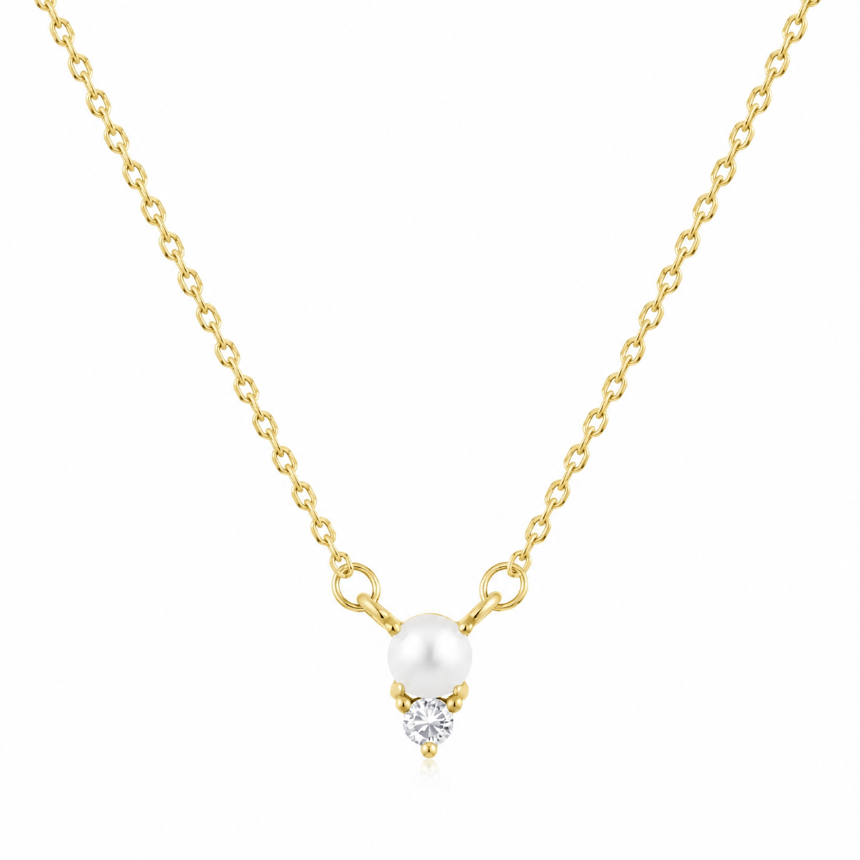 Bohomoon Stainless Steel Evie Pearl Necklace