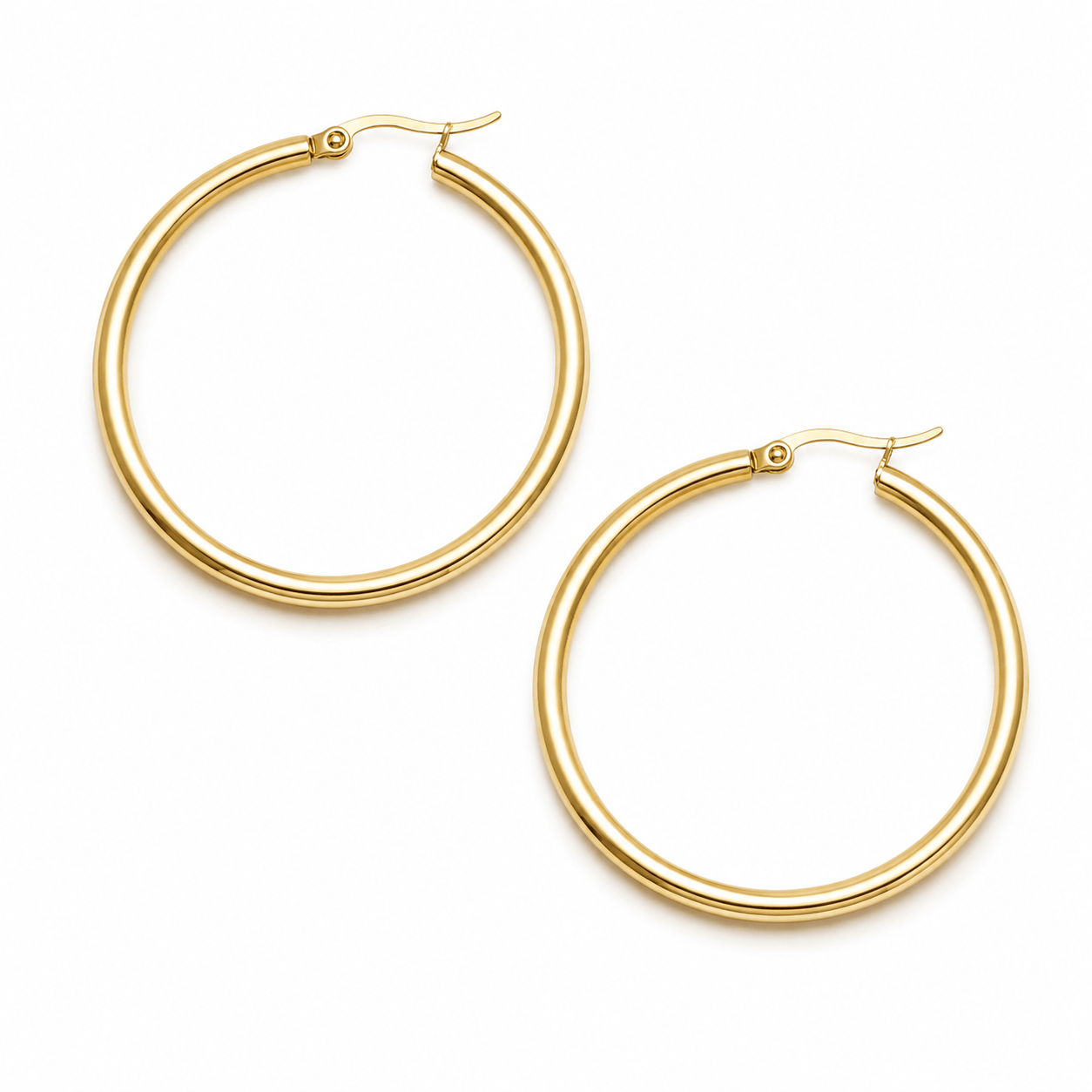 Bohomoon Stainless Steel Exude Hoop Earrings