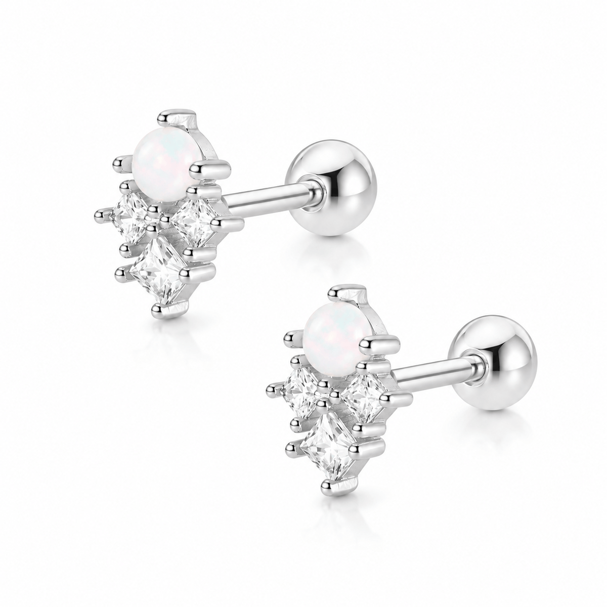 Bohomoon Stainless Steel Fae Pearl Stud Earrings