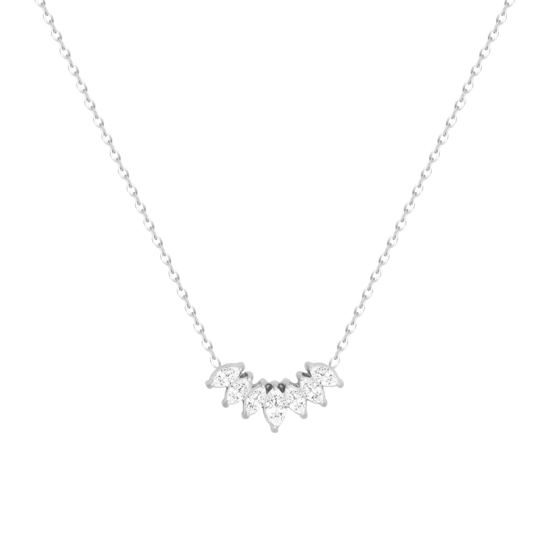 Bohomoon Stainless Steel Fan Necklace