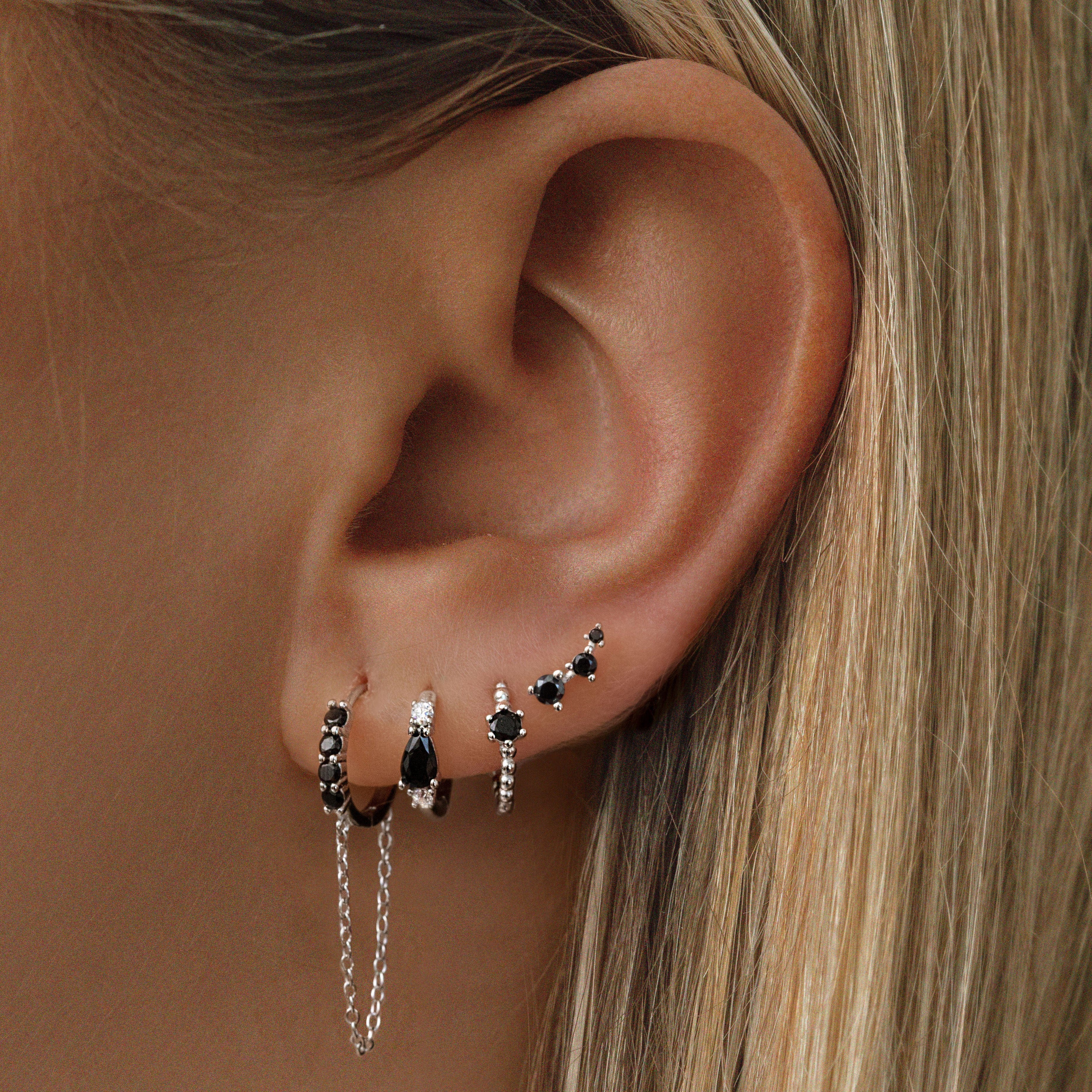Bohomoon Stainless Steel Farrah Hoop Earrings