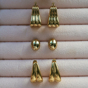 BOHOMOON Stainless Steel Florence Stud Earrings Gold