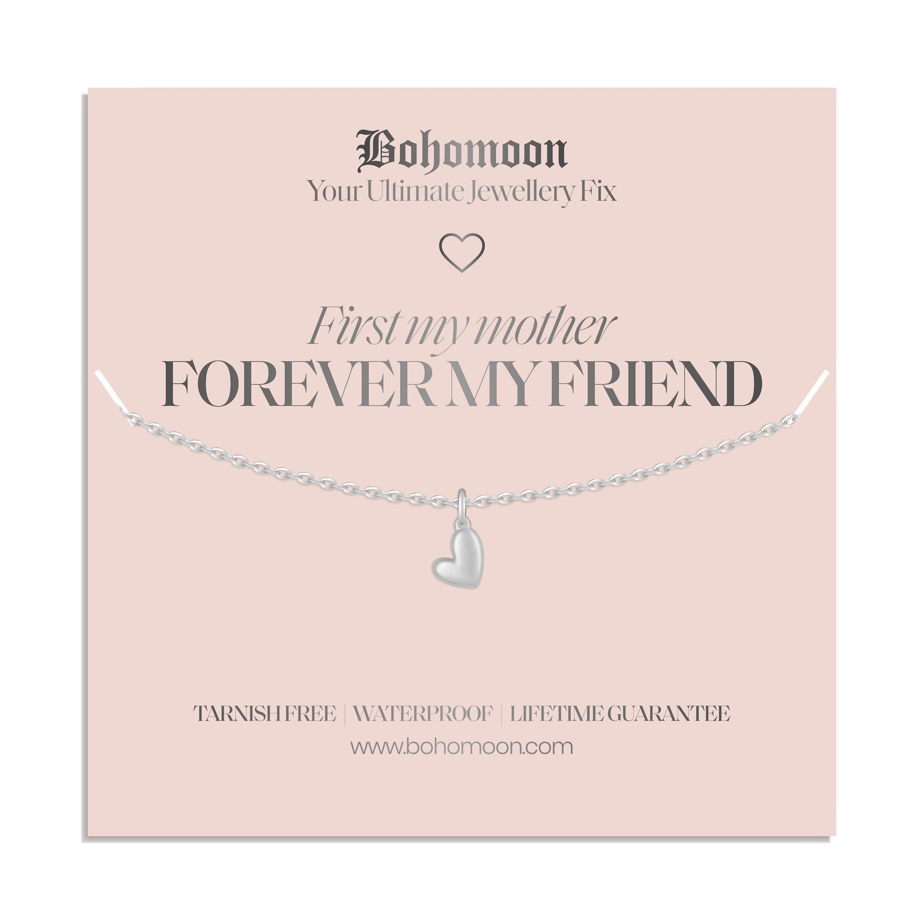 Bohomoon Stainless Steel Forever Mother Necklace