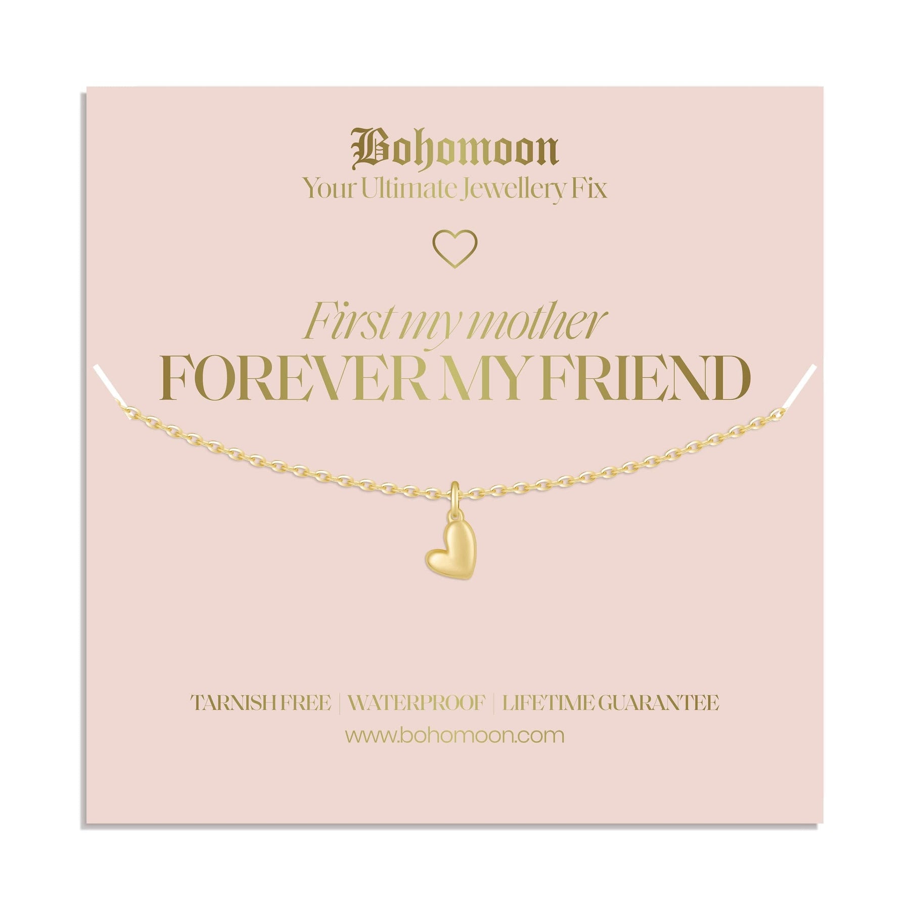 Bohomoon Stainless Steel Forever Mother Necklace
