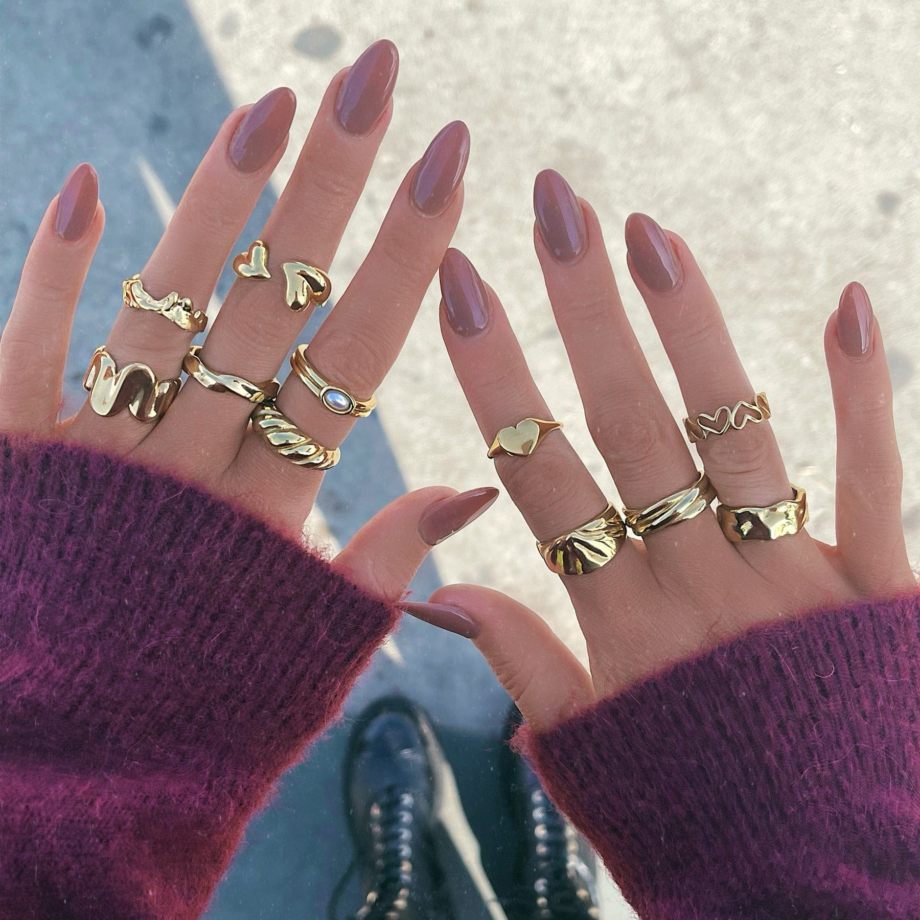 Bohomoon Stainless Steel Fraser Ring