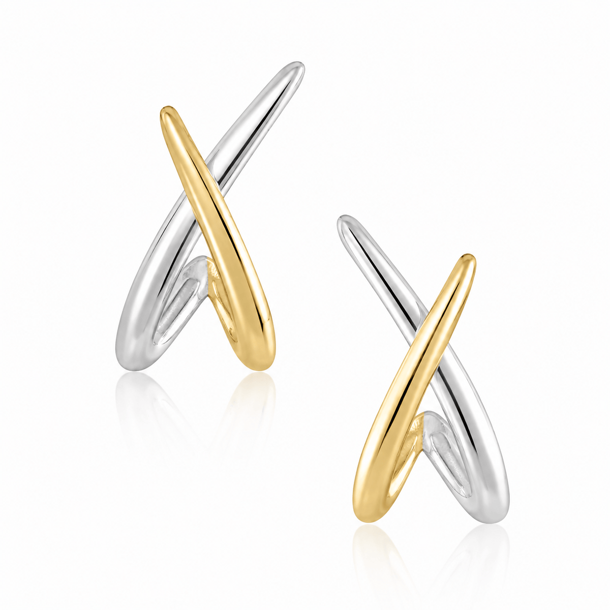 Bohomoon Stainless Steel Fusion Stud Earrings
