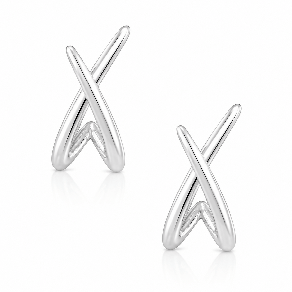 Bohomoon Stainless Steel Fusion Stud Earrings