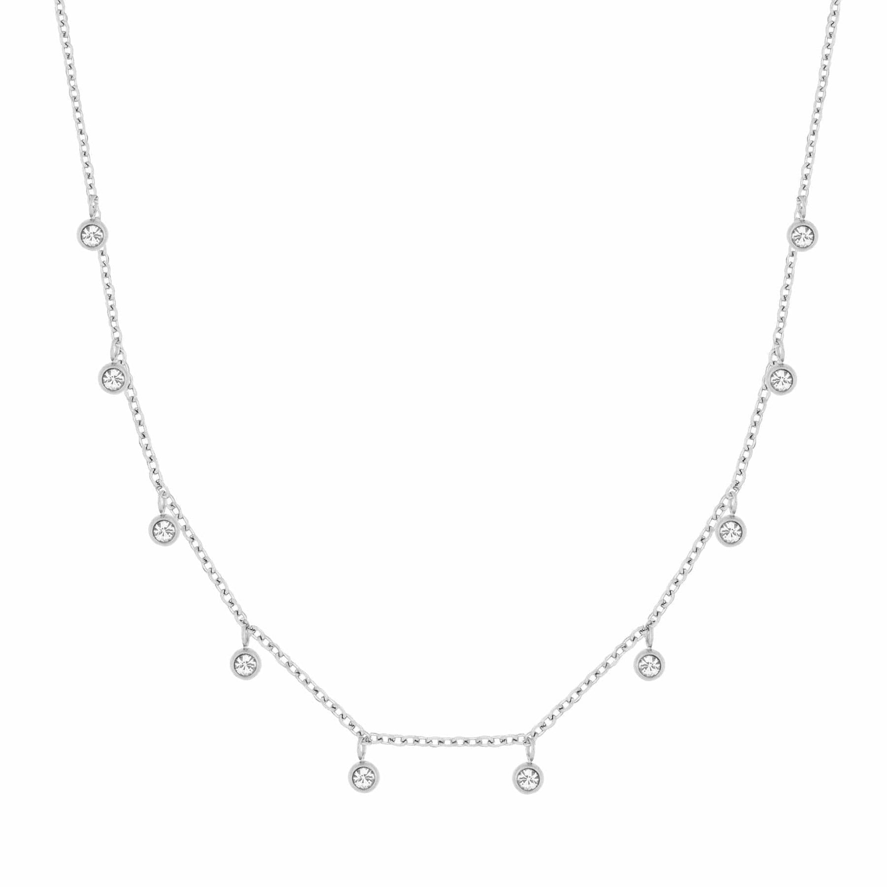 BohoMoon Stainless Steel Gabrielle Necklace Silver