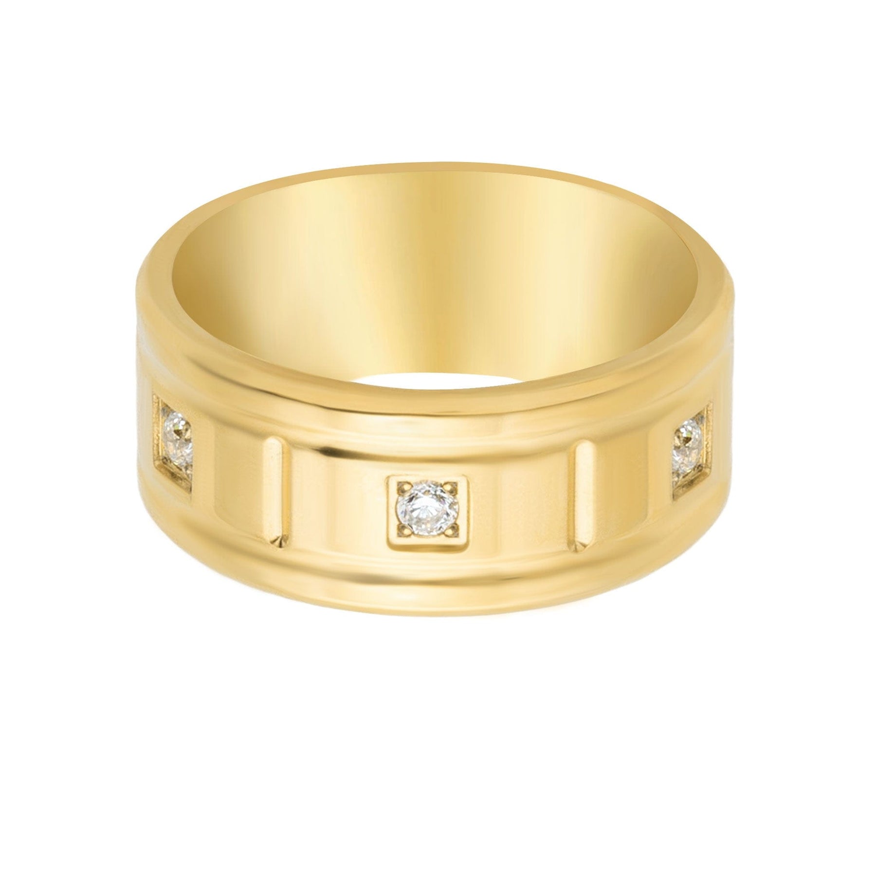 BohoMoon Stainless Steel Gaia Ring Gold / US 6 / UK L / EUR 51 (small)