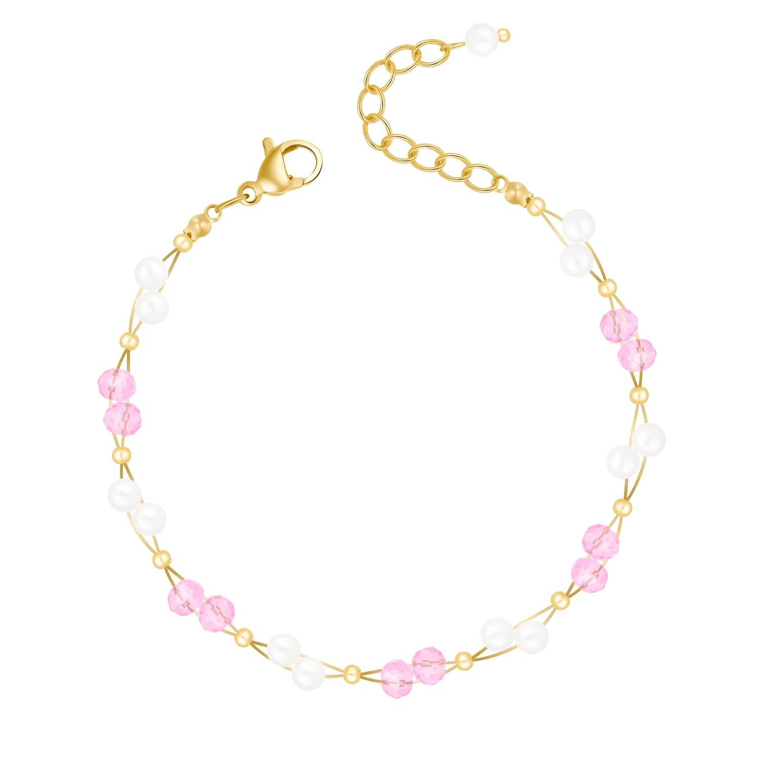 Bohomoon Stainless Steel Gardenia Pearl Bracelet