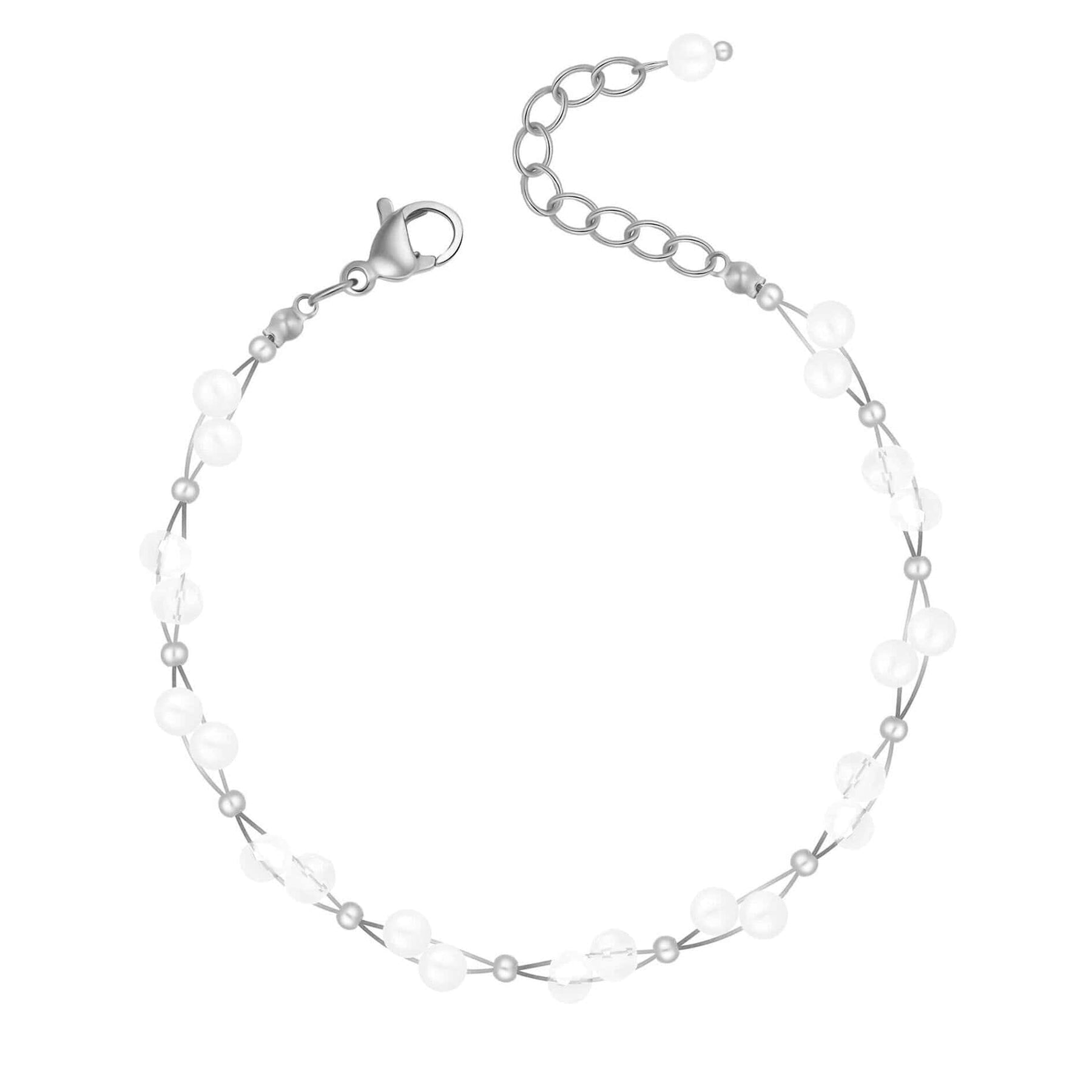 Bohomoon Stainless Steel Gardenia Pearl Bracelet