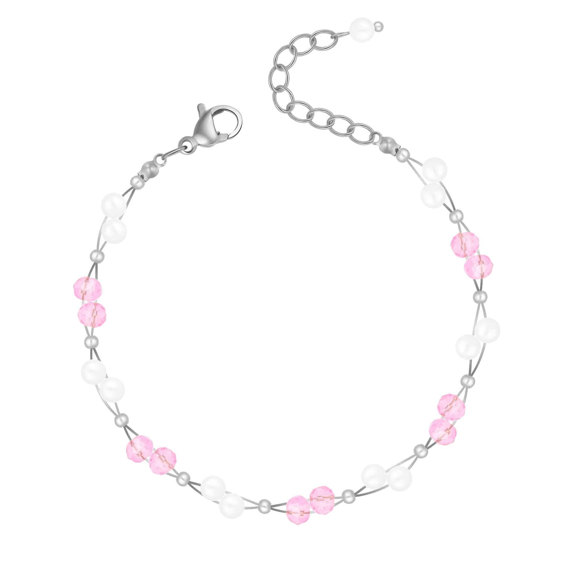 Bohomoon Stainless Steel Gardenia Pearl Bracelet