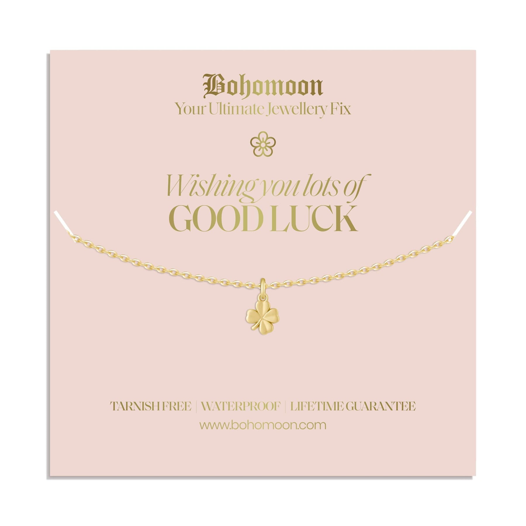 Bohomoon Stainless Steel Good Luck Necklace