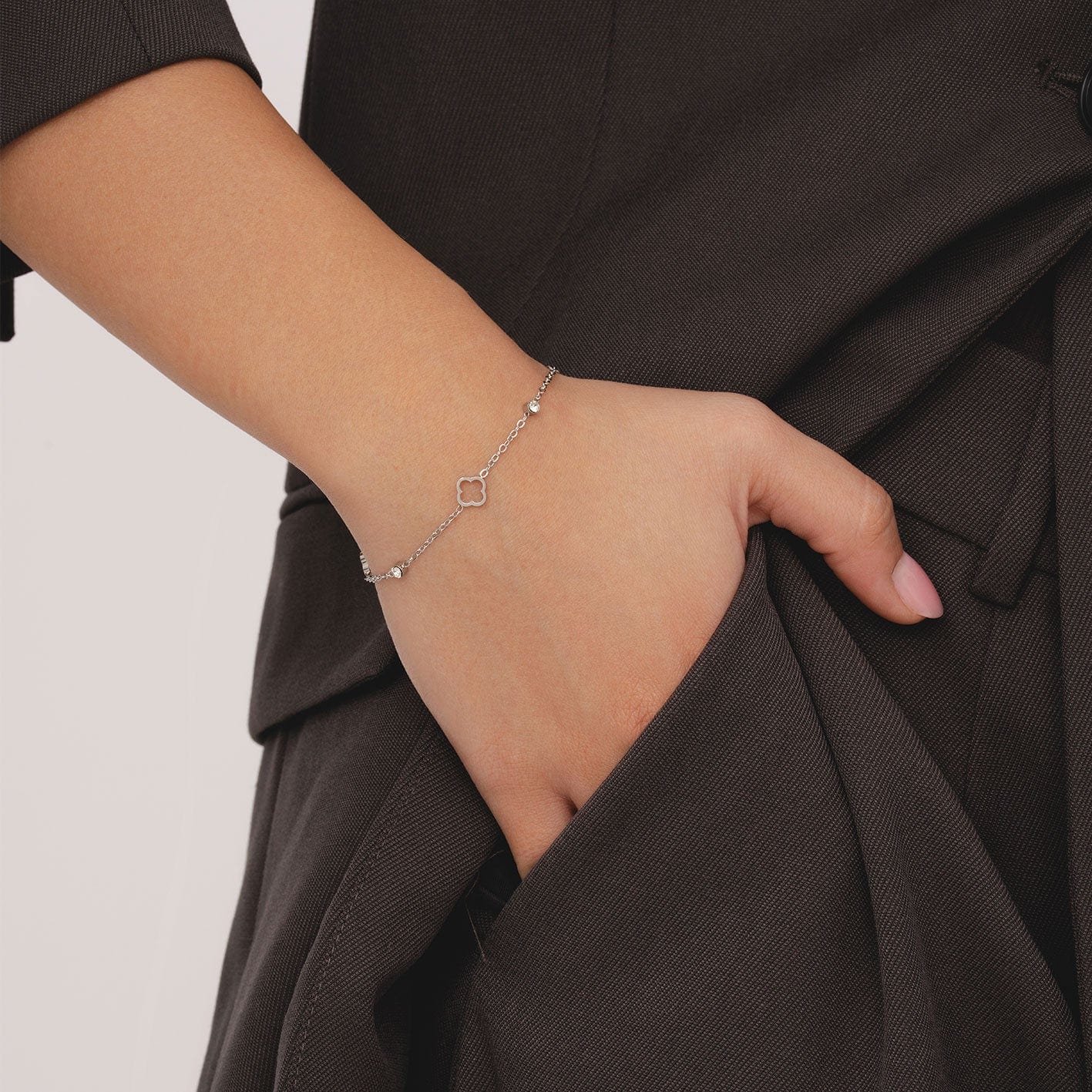 Bohomoon Stainless Steel Halo Bracelet