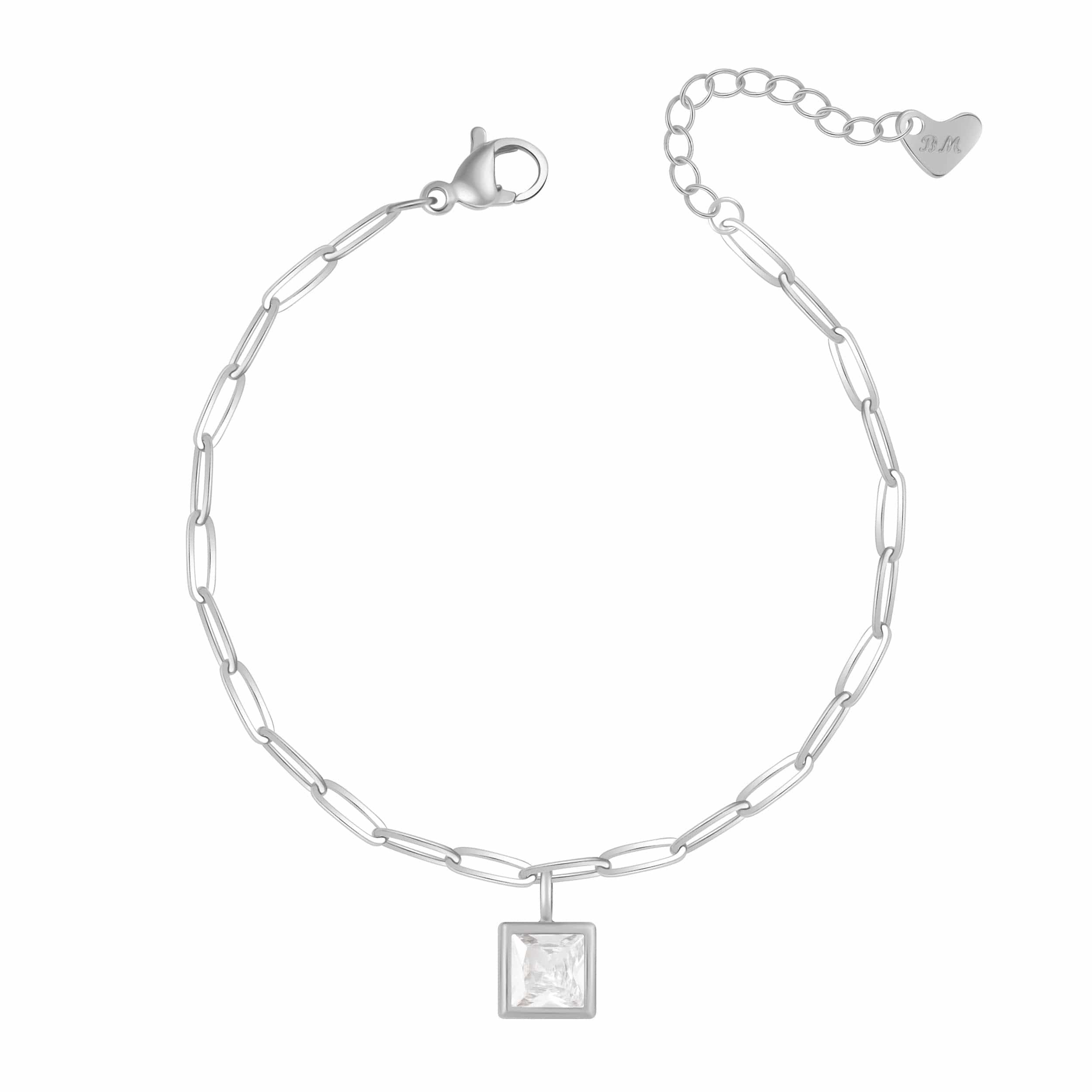 Bohomoon Stainless Steel Happy Birthday Birthstone Bracelet