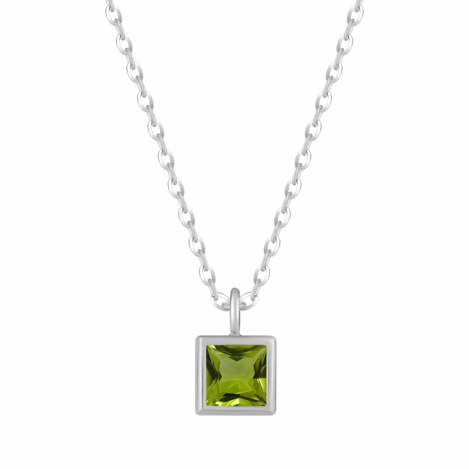 Bohomoon Stainless Steel Happy Birthday Birthstone Necklace