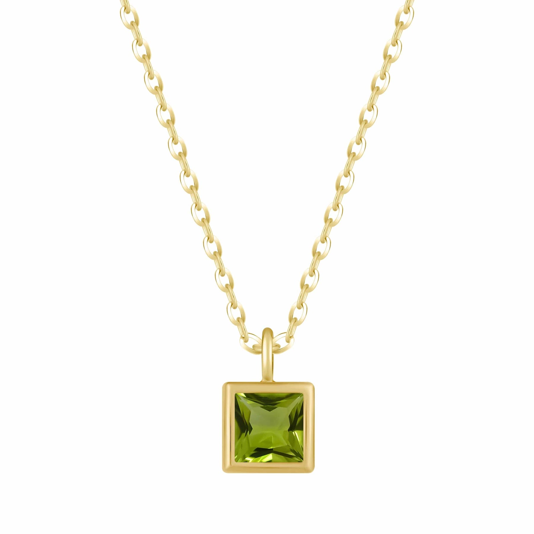 Bohomoon Stainless Steel Happy Birthday Birthstone Necklace
