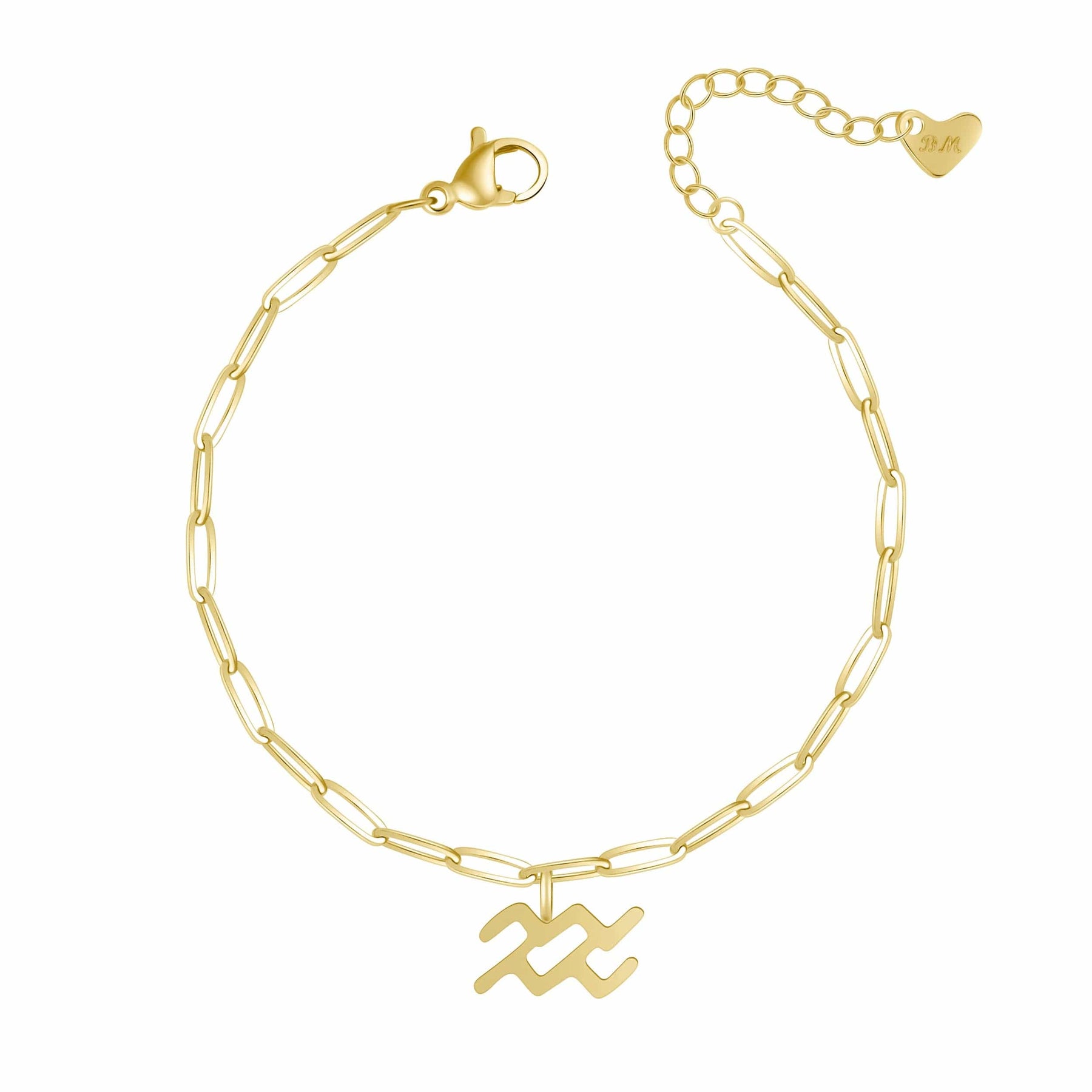 Bohomoon Stainless Steel Happy Birthday Zodiac Bracelet