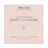 Bohomoon Stainless Steel Happy New Home Necklace