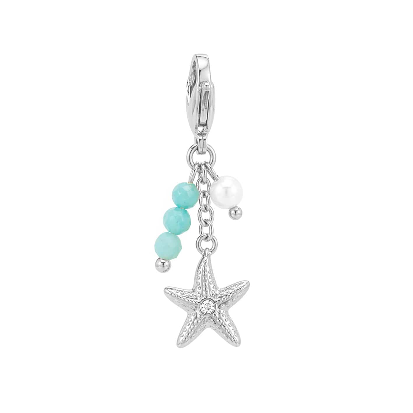 Bohomoon Stainless Steel Hibiscus Bikini Charm