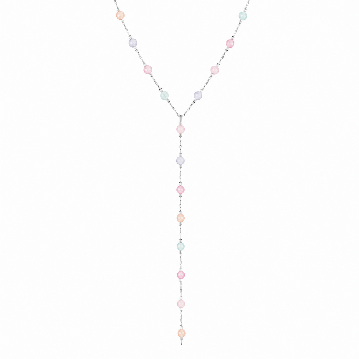 Bohomoon Stainless Steel Horizon Lariat Necklace
