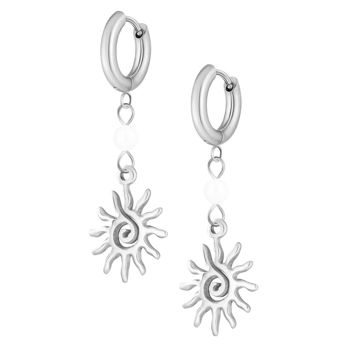 Bohomoon Stainless Steel Ibiza Pearl Earrings