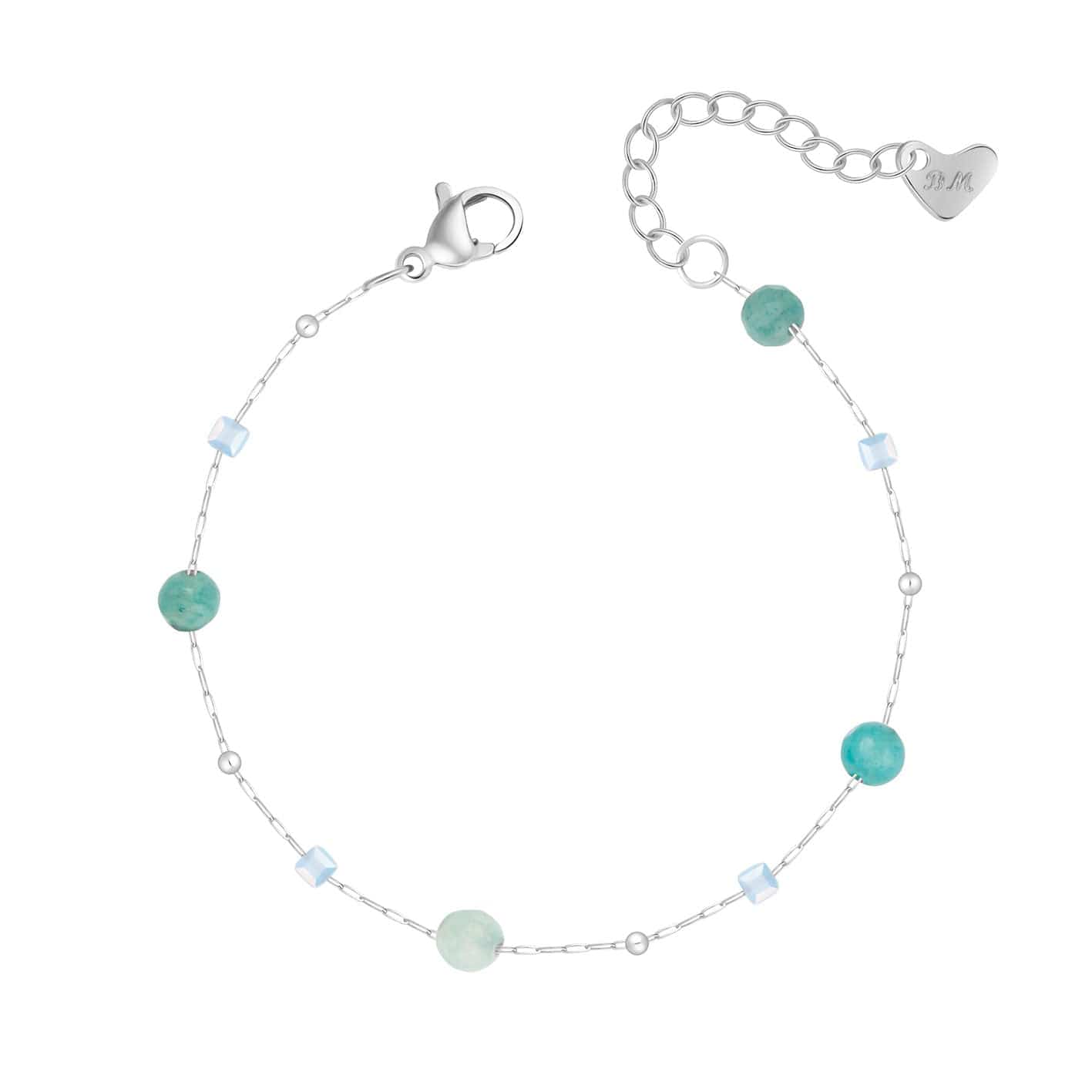 Bohomoon Stainless Steel Ice Blue Bracelet