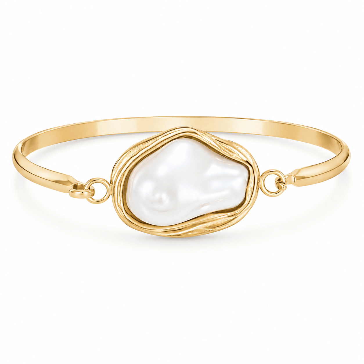 Bohomoon Stainless Steel Laurel Pearl Bracelet