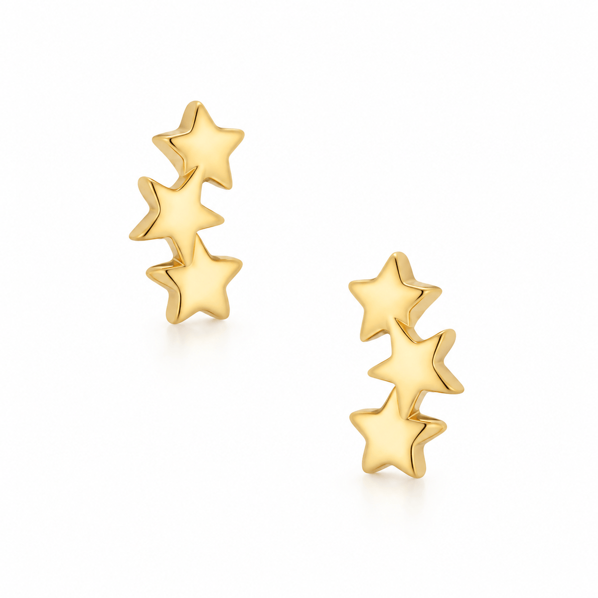 Bohomoon Stainless Steel Interstellar Star Stud Earrings