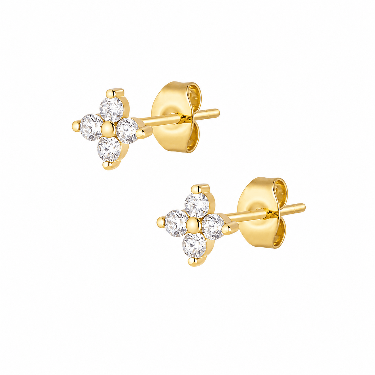 Bohomoon Stainless Steel Iris Stud Earrings