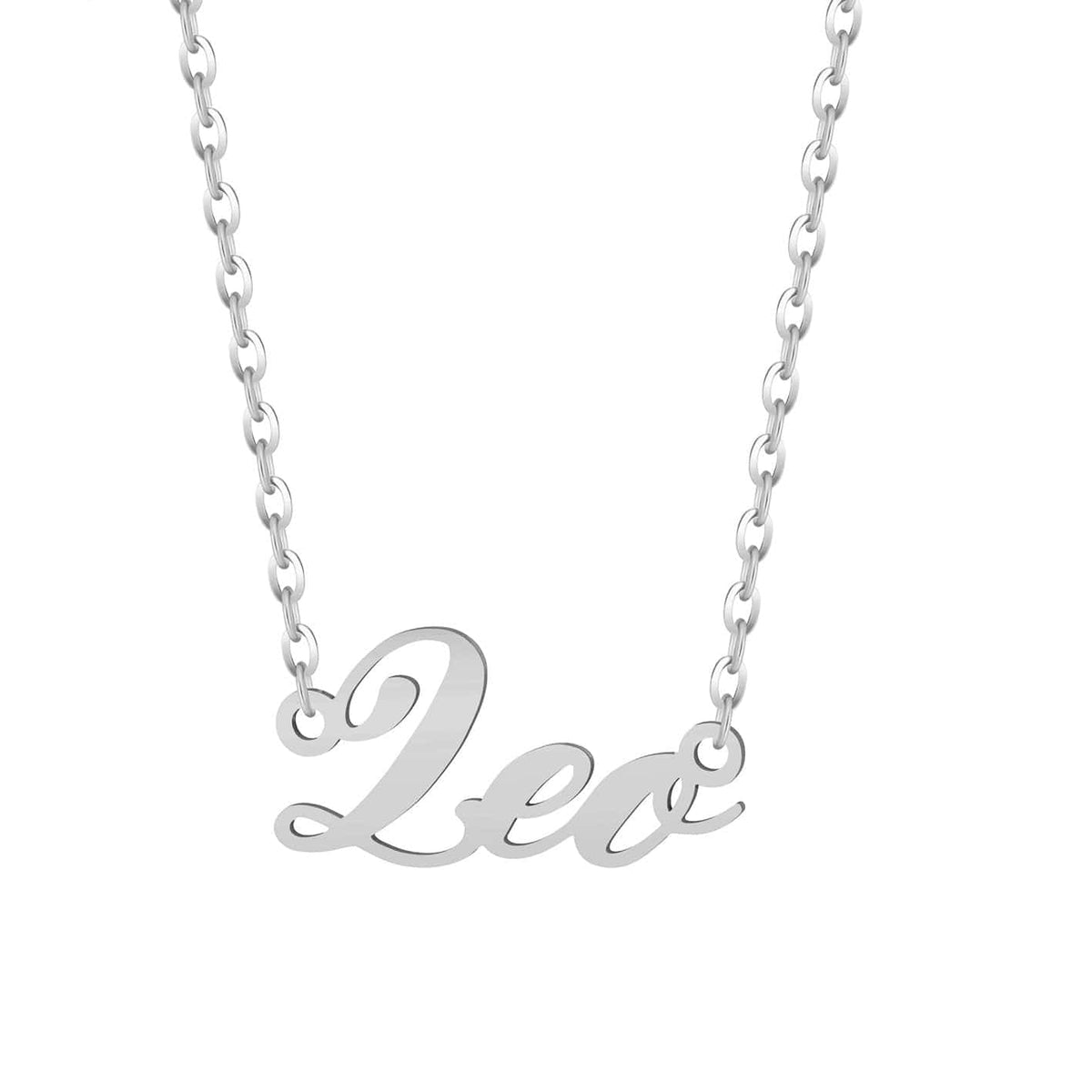 Bohomoon Stainless Steel Italic Zodiac Necklace