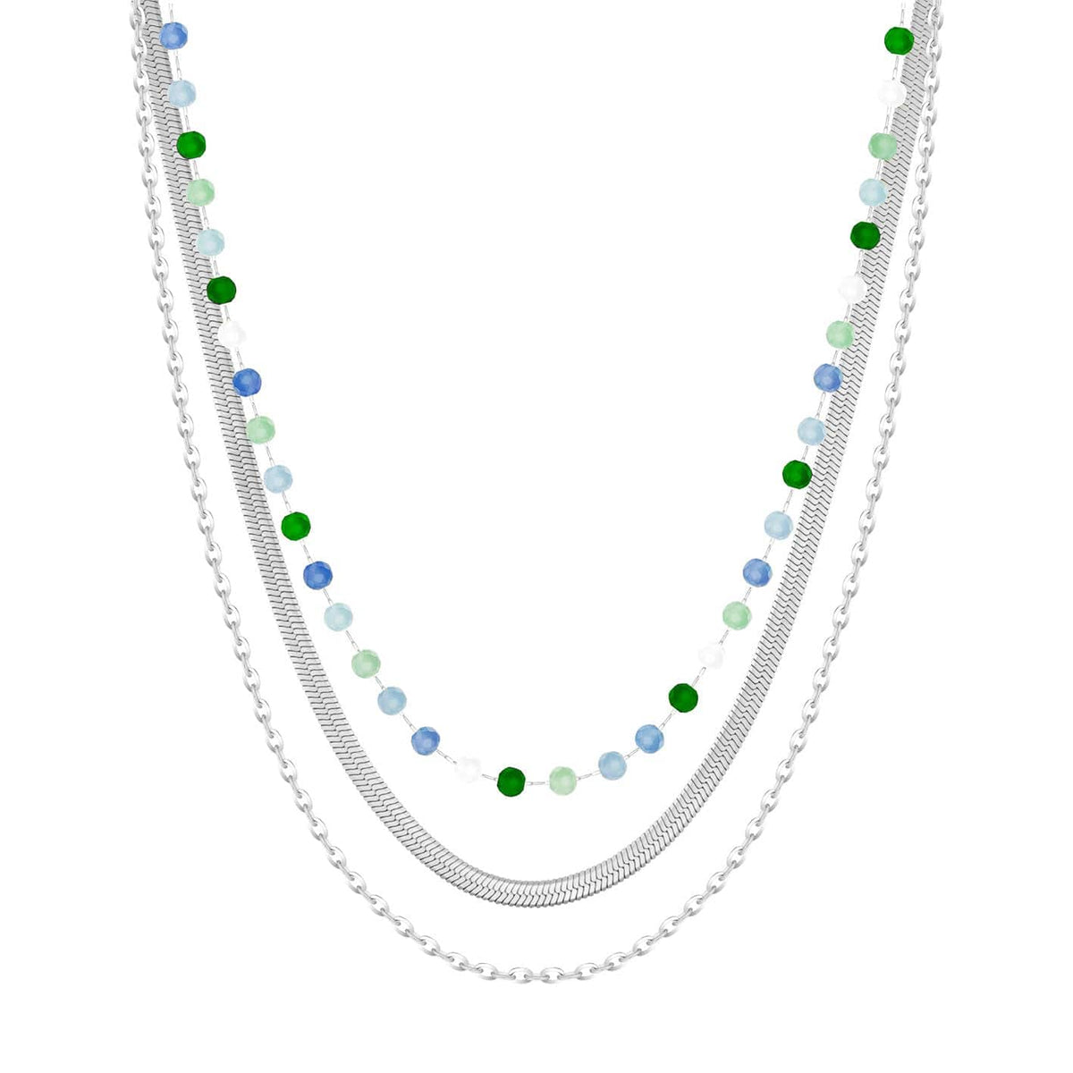 Bohomoon Stainless Steel Izzy Layered Necklace