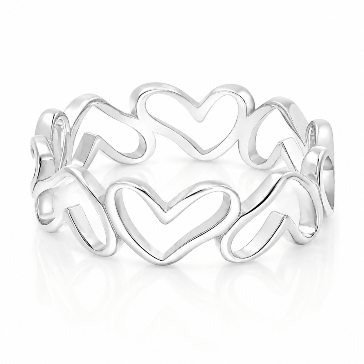 Bohomoon Stainless Steel J'adore Heart Ring