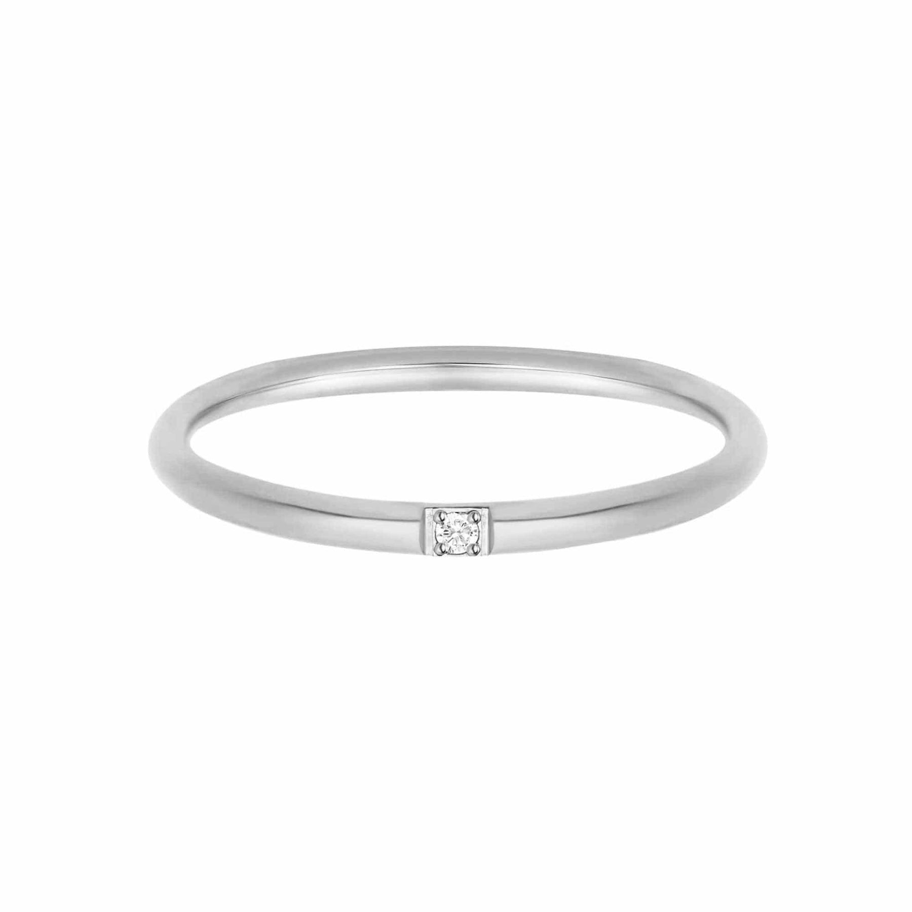 BohoMoon Stainless Steel Jane Ring Silver / US 5 / UK J / EUR 49 (x small)