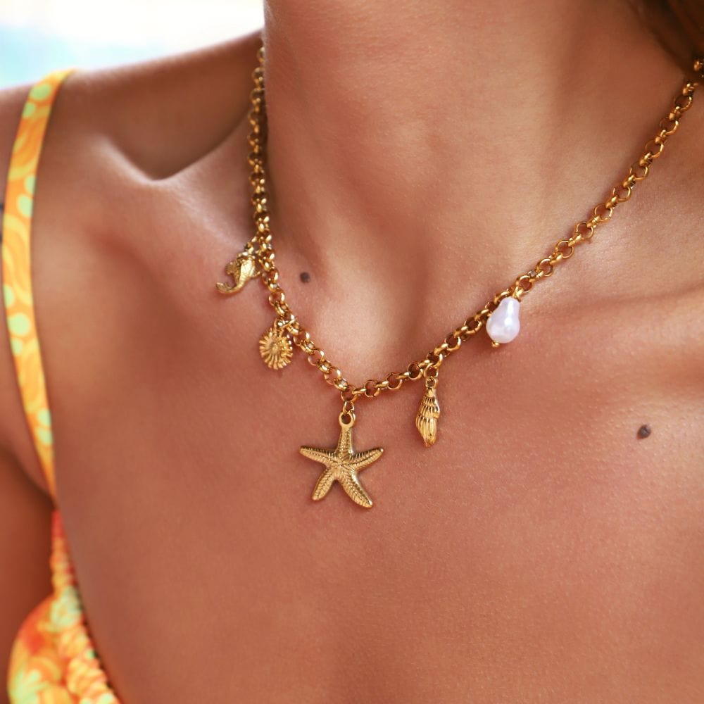 Bohomoon Stainless Steel Karlie Charm Necklace