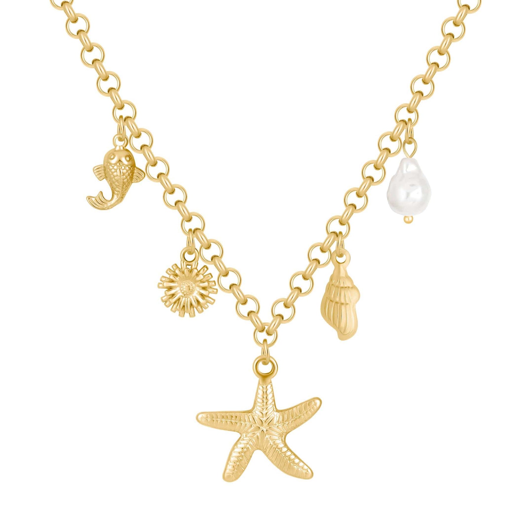 Bohomoon Stainless Steel Karlie Charm Necklace