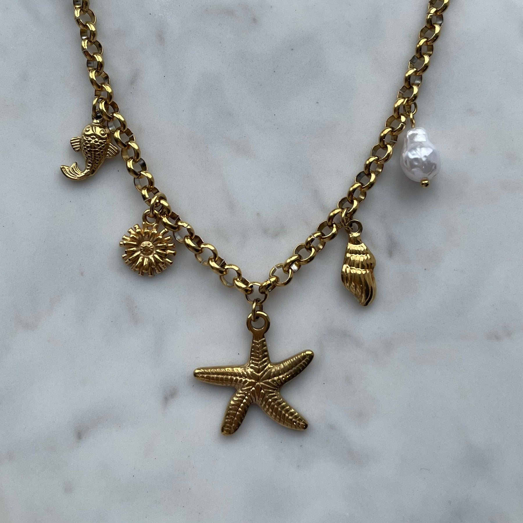 Bohomoon Stainless Steel Karlie Charm Necklace