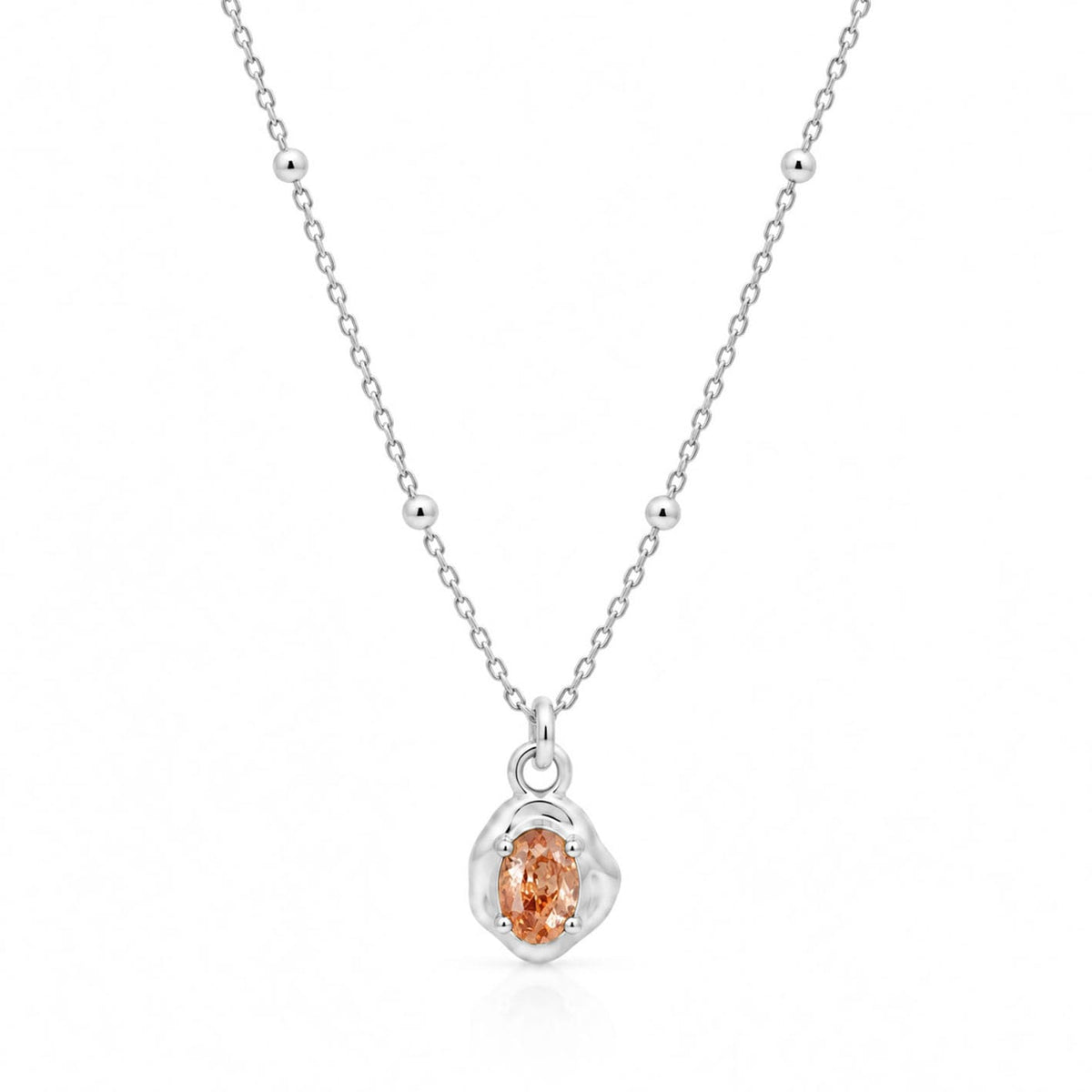 Bohomoon Stainless Steel Kaya Birthstone Necklace