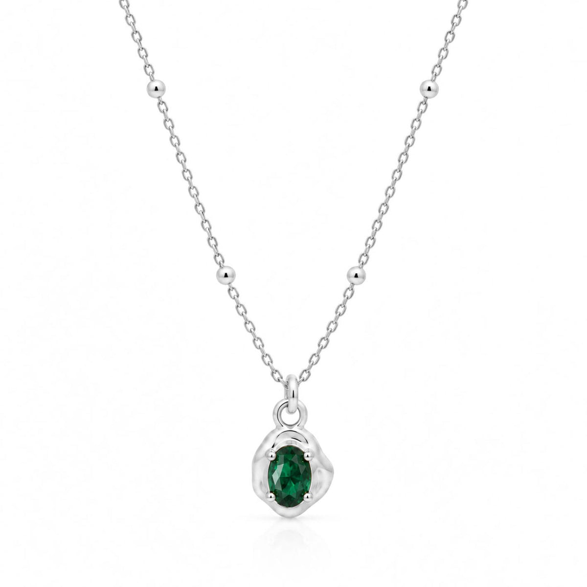 Bohomoon Stainless Steel Kaya Birthstone Necklace