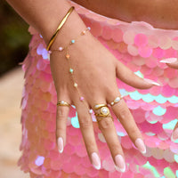 Bohomoon Stainless Steel Kelly Pearl Ring