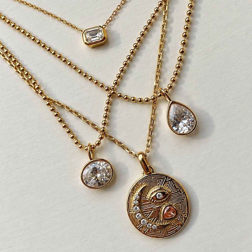 Bohomoon Stainless Steel Kenzie Pear Necklace