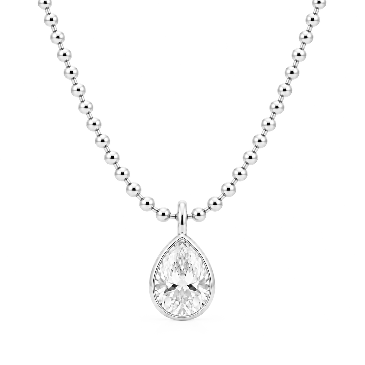 Bohomoon Stainless Steel Kenzie Pear Necklace
