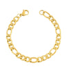 BohoMoon Stainless Steel Laila Figaro Bracelet Gold / Small