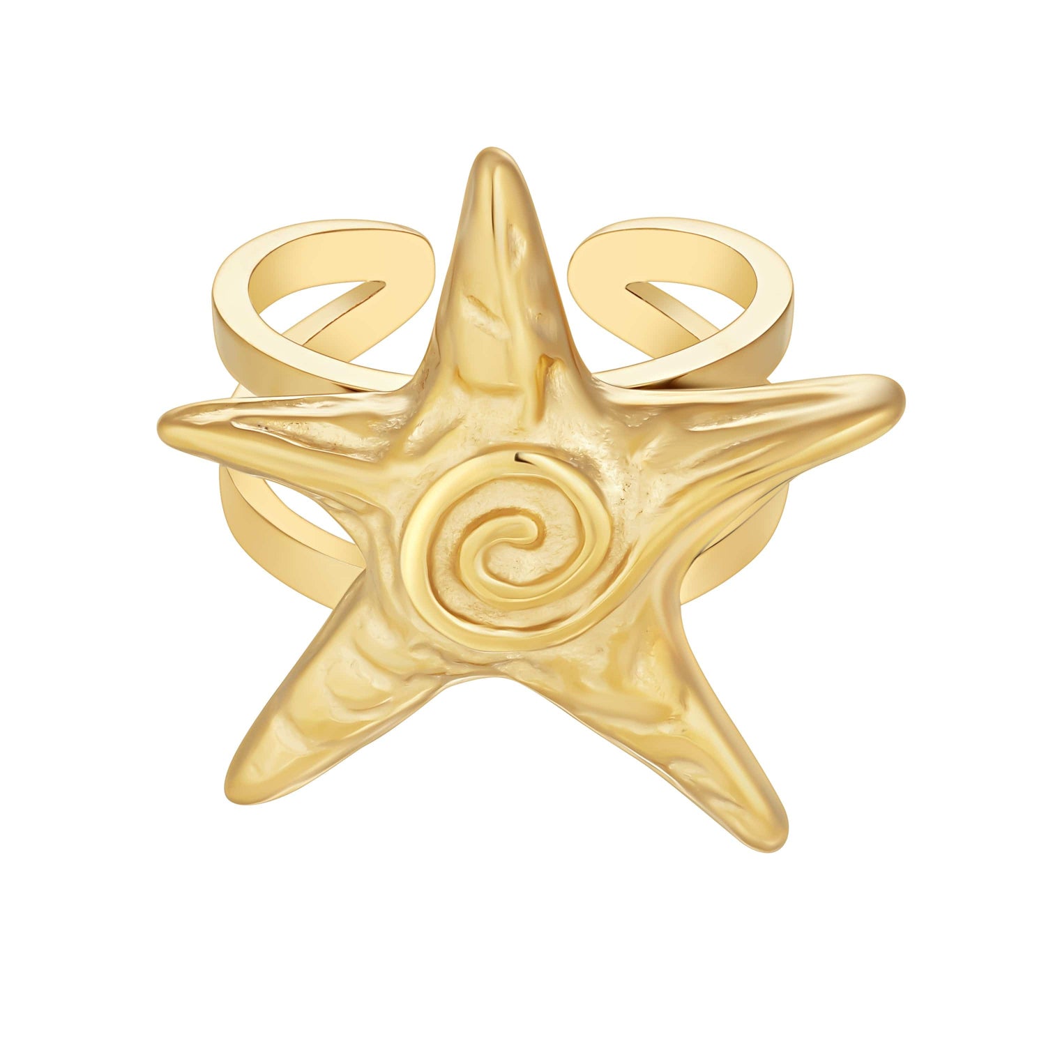 Bohomoon Stainless Steel Lani Starfish Ring